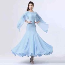 Dress Women's Elegant Lace Costumes Big Swing Performance Stage Wear Clothes
