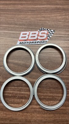 4 Original BBS Alu-Zentrierringe 0923627 #  70mm auf 57,1mm Audi,VW Aluringe NEU