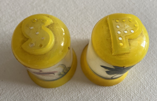 Vintage Plastic Souvenir Salt & Pepper Shakers MCM - Picture 5 of 7