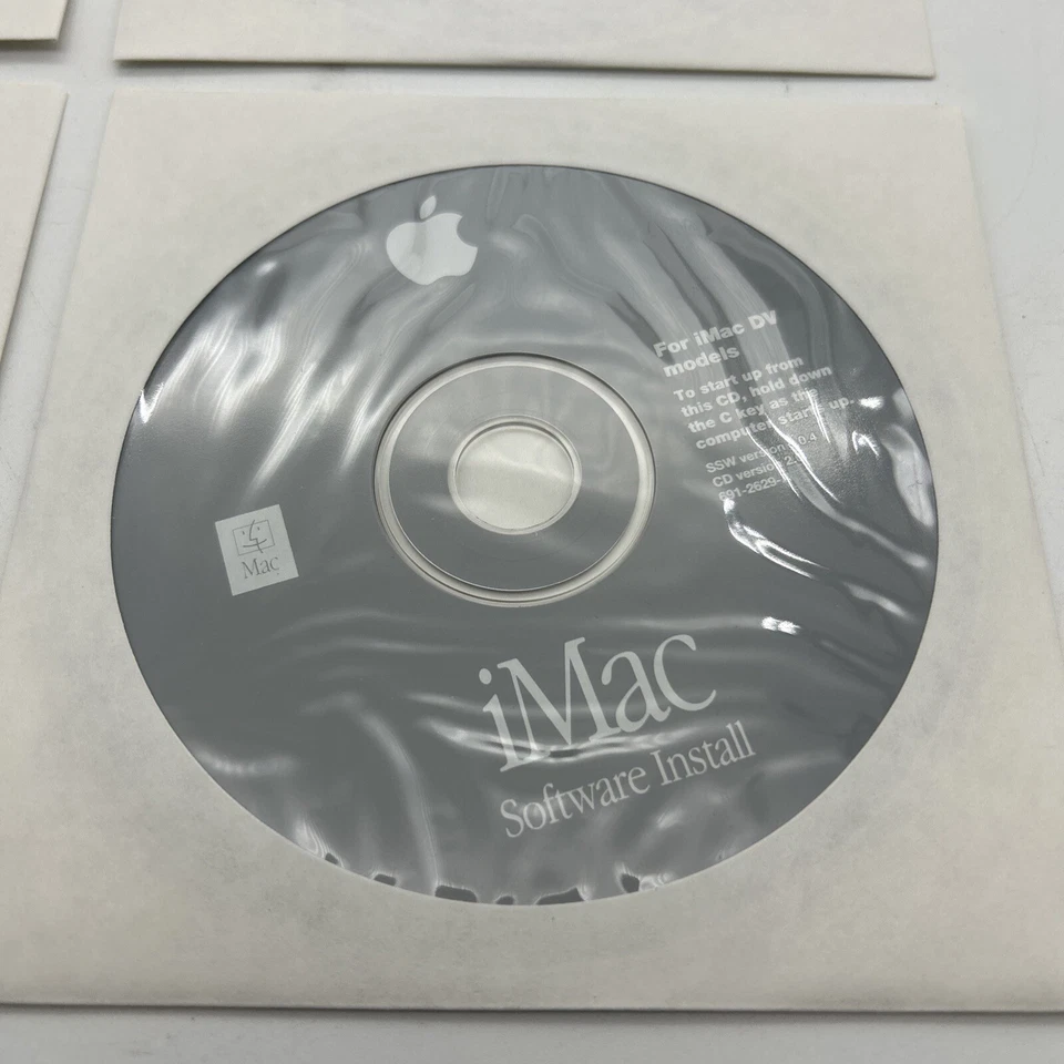 NEW Original Apple iMac DV Macintosh Mac 9.0.4 Software Restore Disc Bundle 7829 - Image 4 of 4