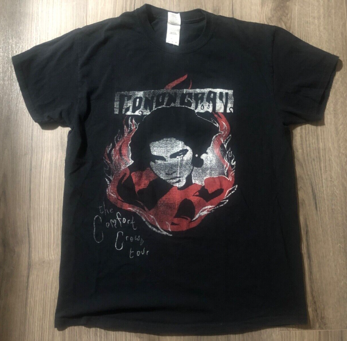 Conan Gray Band The Comfort Crowd Tour 2019 Black T-Shirt Medium