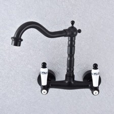 Black Oil Rubbed Brass Kitchen Wet Bar Bathroom Vessel Sink Faucet Tap ssf758