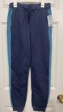 NWT Boys Pull-On Quilted Fleece Jogger Pants, Large