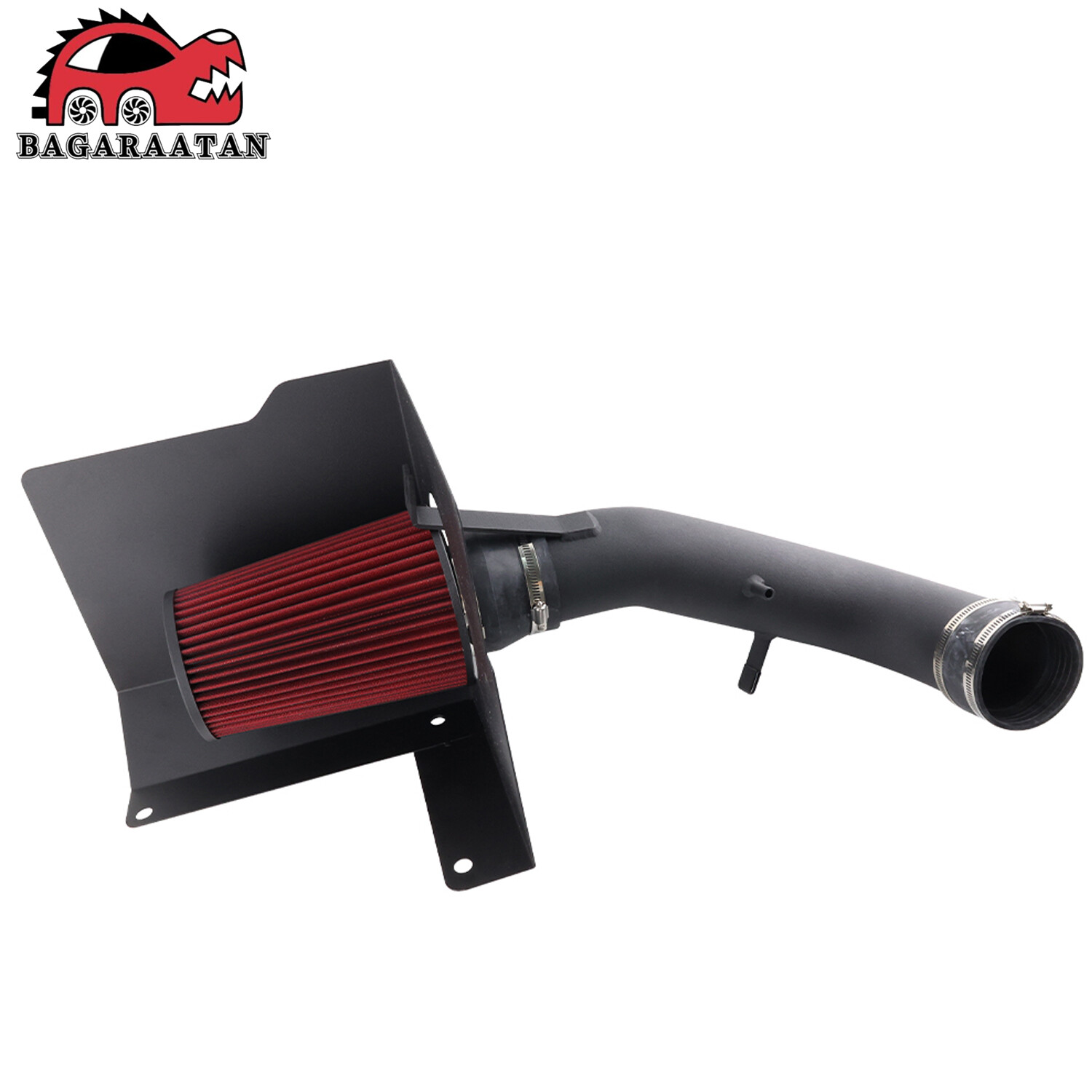 Cold Air Intake System + Red Filter For 07-08 GMC Tahoe Yukon 4.8 5.3L V8 Engine