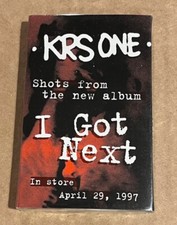 KRS One - I Got Next RARE promo cassette single sampler w/ snippets '97 NEW