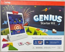 Osmo Genius Starter Kit for iPad (5 Hands-on Learning Games) for Ages 6-10