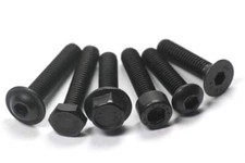 M4 BOLTS BLACK STAINLESS STEEL M4 BOLTS SCREWS VARIOUS HEAD TYPES