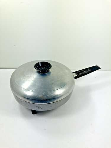 Vintage Wizard Landers of Arkansa Electric Skillet Frying Pan No Cord Untested