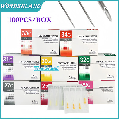 Painless Disposable Needle Beauty Sterile Injector Micro Tattoo Piercing Needles