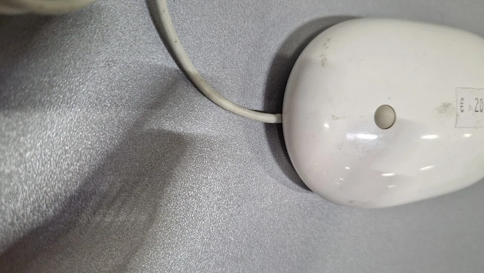 Apple Mighty Mouse A1152 USB Verkabelt Weiß Gebraucht Aktiv - Bild 3 von 4