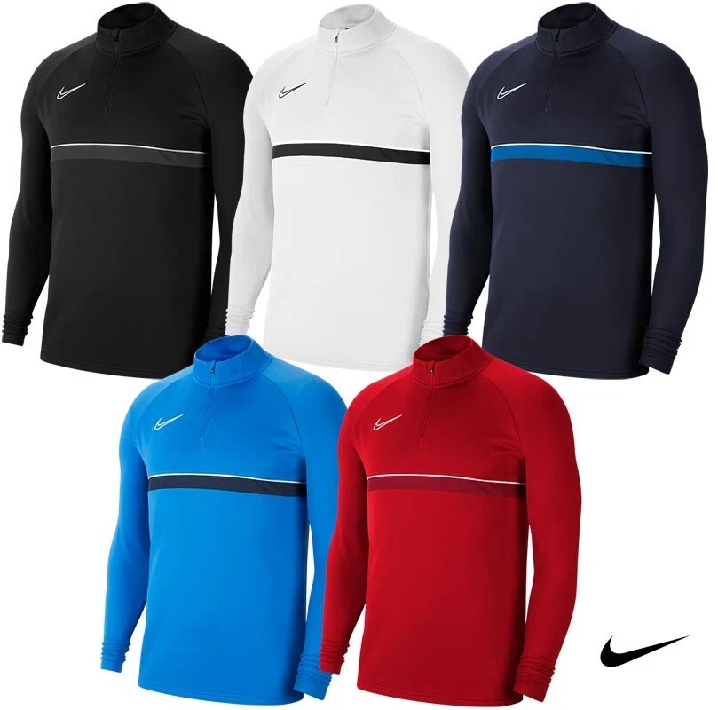 Anterior Desgastado borde Nike Academy Zip Drill Top Midlayer Tracksuit Dri-Fit Sports Gym Football  Golf | eBay