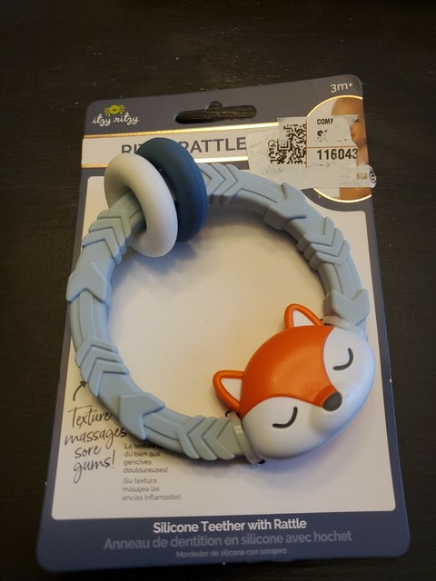 itzy ritzy fox teether