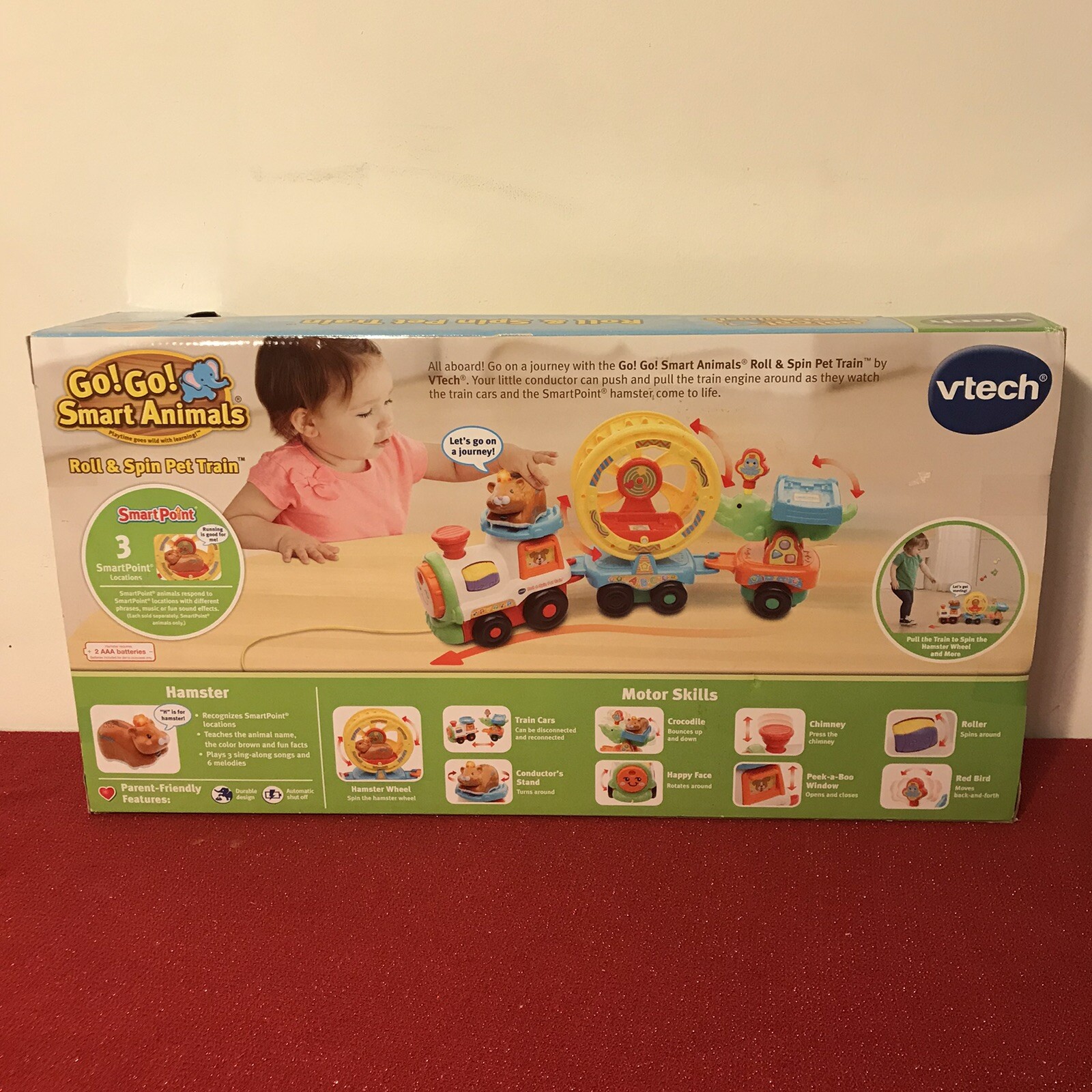 vtech roll and spin pet train