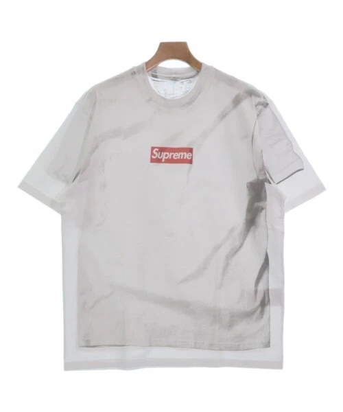 T shirt Supreme / coupé et cousu blanc M 2200497197087