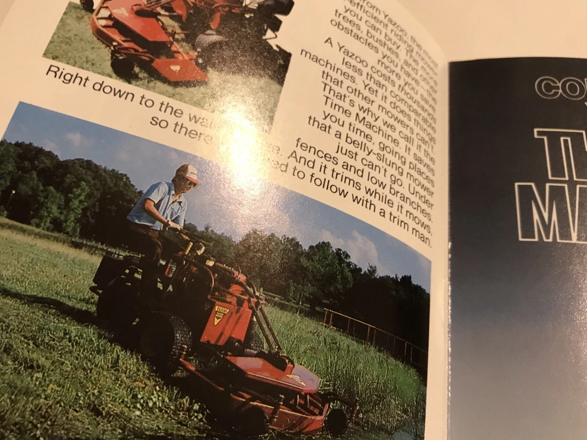 Yazoo diesel mower new arrivals