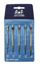 5Pc Set Professional Swiss AF Watch flat Slotted head blade Screwdriver Kit