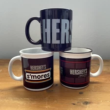 VTG Hershey's Chocolate Coffee Mug By Galerie Cup Collection 11oz ounce Set of 3