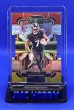2023 Panini Select Bijan Robinson Rookie Red & Yellow Die Cut Concourse Prizm #4
