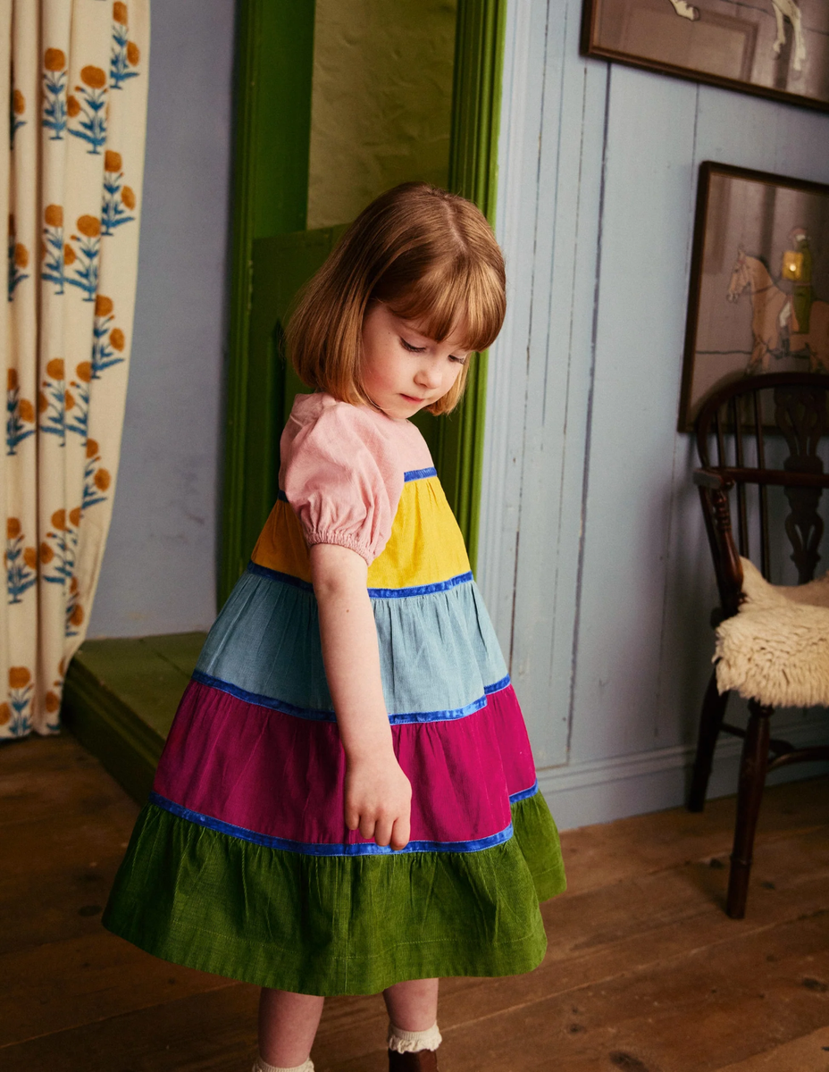 white christmas dresses Layered Tulle Dress-Green Christmas Tree