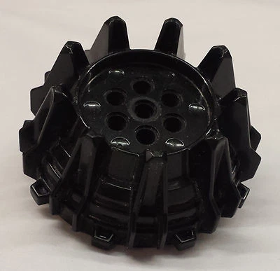 1x LEGO® 64712 Power Miners Rad 8x8 schwarz Felge Reifen Innenverzahnung Räder - Bild 1 von 2