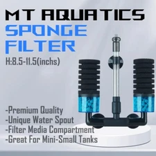 MT Aquatics PREMIUM Bio Sponge Filter Breeding Fry Shrimp Aquarium Fish Tank II