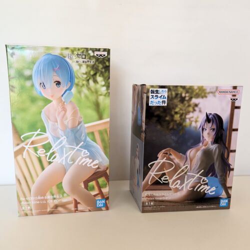 Relaxtime Re:Zero Rem & That Time I Got Reincarnated as a Slime Shion Set of 2 - Picture 1 of 19