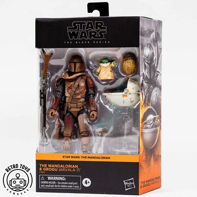 STAR WARS Mandalorian & Grogu Arvala-7 The Black Series Hasbro Baby Yoda Child
