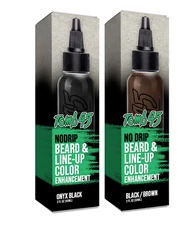 Tomb 45 Beard & Line Up Color Enhancement 2 oz ( Black + Brown) - 2 PACK - NEW