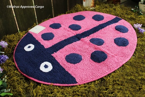 POTTERY BARN KIDS LADYBUG BATH SET -NWT- A SOFT, PLUSH TASTE OF OUTDOOR WHIMSY! - Picture 3 of 10