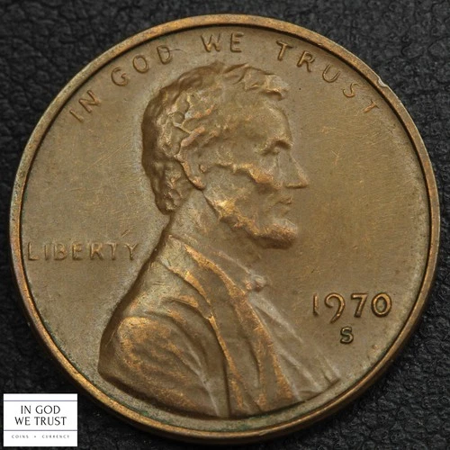 1970-S Lincoln Memorial Cent — photo from the most recent tracked eBay sale