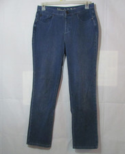 Belle By Kim Gravel Womens Blue Jeans Size 12 Pull On