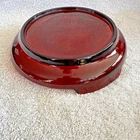 Anchor Hocking Punch Bowl Stand Base Only Royal Ruby Red Glass Vintage