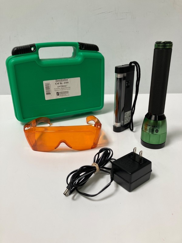 Spectroline OFK-100 Optimax Forensic Inspection Kit w/OPF 1000 LED Flashlight