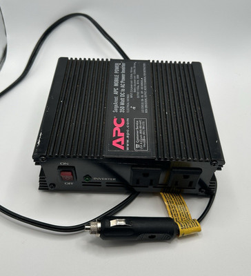APC Surgearrest Mobile Power 350 Watt DC to AC Power Inverter. D8