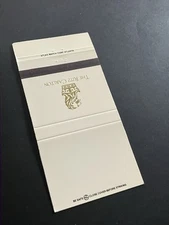 Vintage Matchbook “The Ritz Carlton”