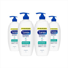 Sanex Expert Skin Health Body Wash - Moisturising Shower Gel, 4 x 720ml 7.22 per litre