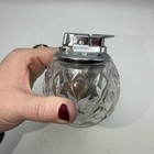 RONSON Glass Crystal Beautiful Decor Table Cigarette Lighter Collectible Antique — photo 8