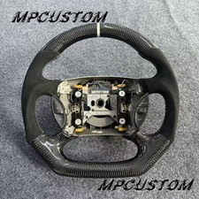 Carbon Fiber Steering Wheel Fit For Ford Mustang Gt Cobra Svt Saleen 1999-2004