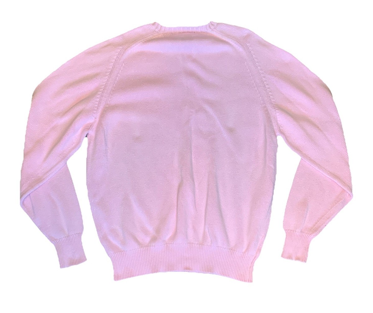 Vintage Alan Paine Sweater XL Pink Knit England | eBay