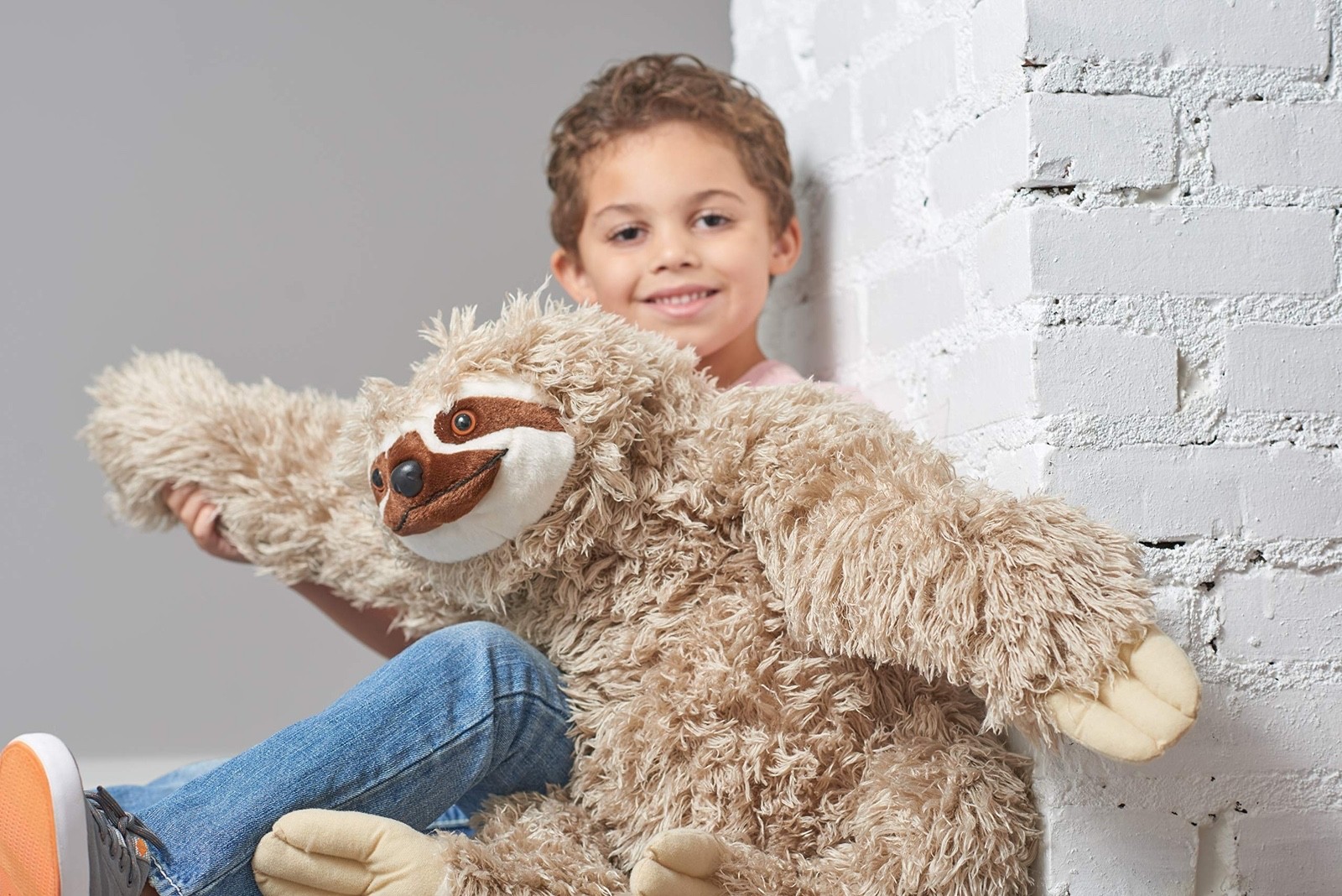 🦥 NEW! Wild Republic Jumbo 30" Sloth Plush Giant Stuffed Animal  🦥