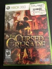 Atlus The Cursed Crusade Xbox 360 2011 Action Adventure Co-op Modes Manual