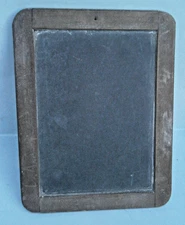 19th Century Child's Slate Board in Wood Frame