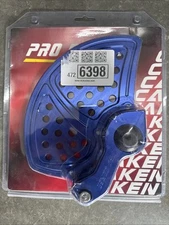 Blue Front Brake Rotor Cover Shield Guard Protector