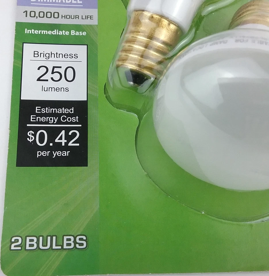 25-Watt Equivalent Directional R14 Dimmable Soft White Led Light Bulb 2 Pack - Image 3 of 4