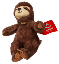 Aurora Cozy Sluuumpy Da Sloth Stuffed Animal 10" Plush Toy Brown Tags New