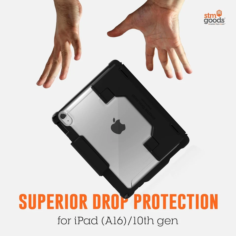 STM Goods Dux Keyboard Trackpad USB-C for iPad 10th, Connected Black  - Image 3 of 4