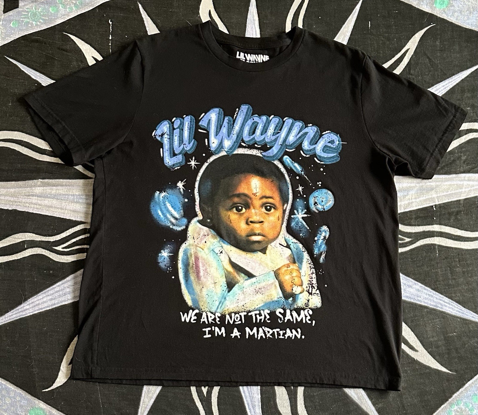 Bravado Lil Wayne 2025 Mens Size L Black Im A Martian Young Money Rap T Shirt