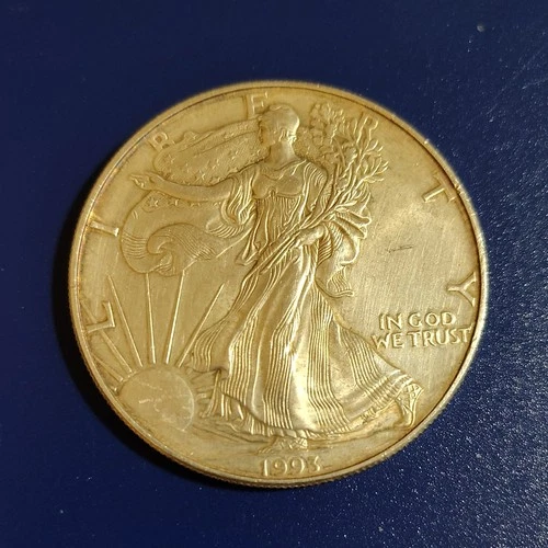 1993 U.S. Mint American Eagle 1 oz Silver 0.999 Fine Bullion Coin 10238