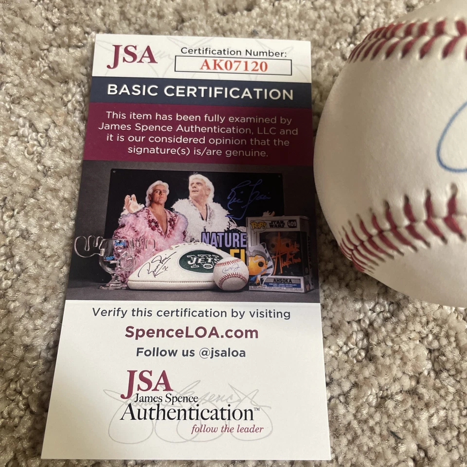 Al Kaline Signed Minor League Autographed Auto HOF  JSA COA Tigers - Image 3 of 4