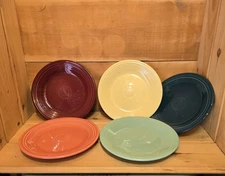 5 Fiesta 10-1/2" Dinner Plates